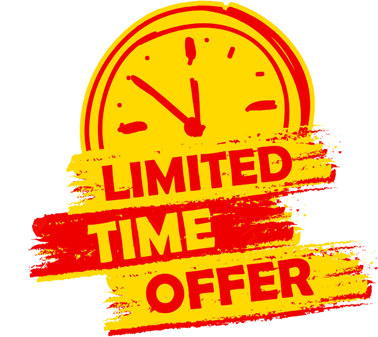 Limited Time Offer Stamp PNG