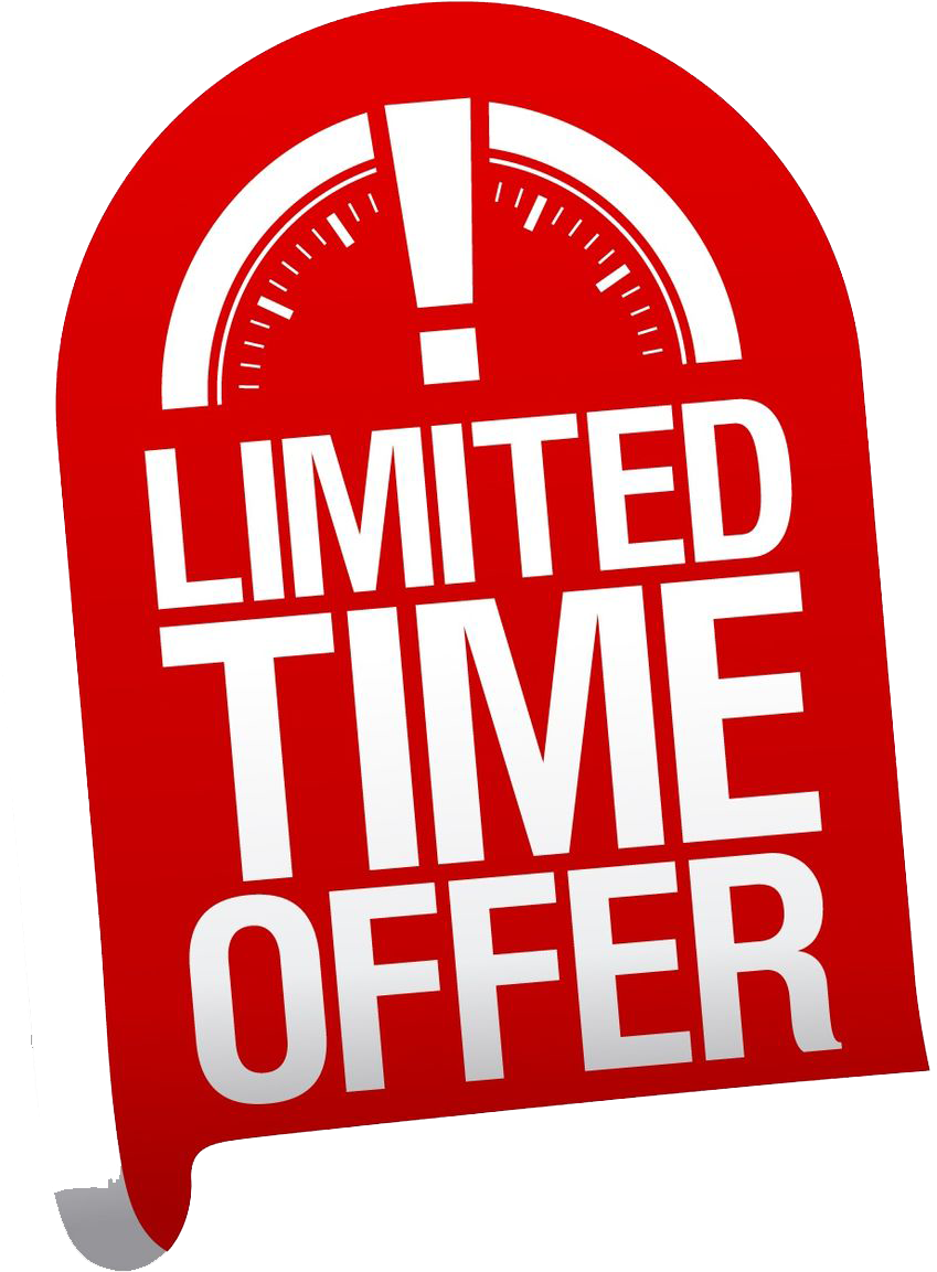 Limited Time Offer Sticker PNG