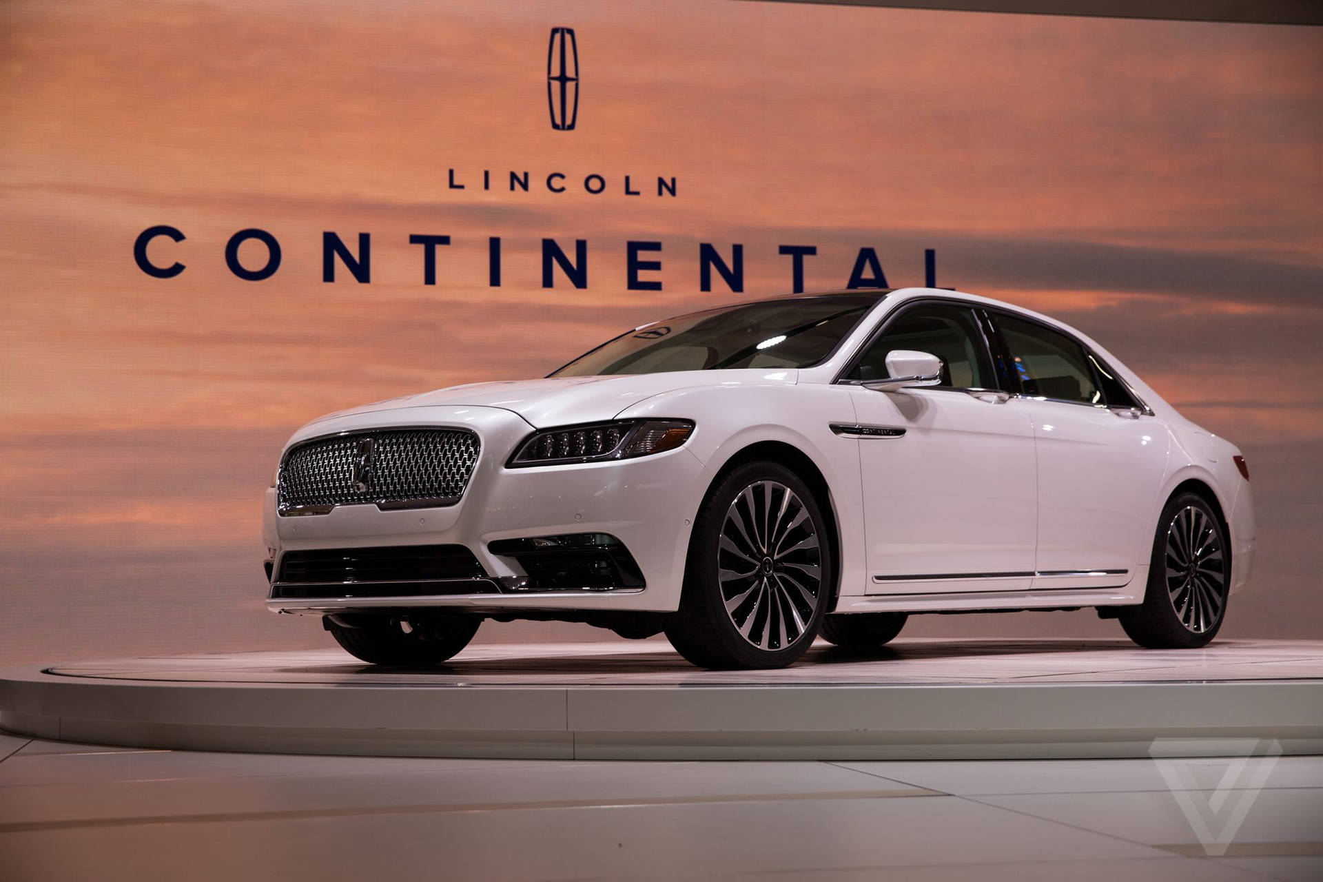 Lincoln Car At The Detroit Auto Show Wallpaper