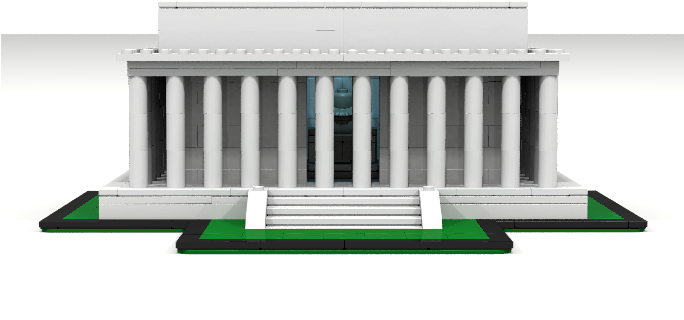 Lincoln Memorial Model PNG