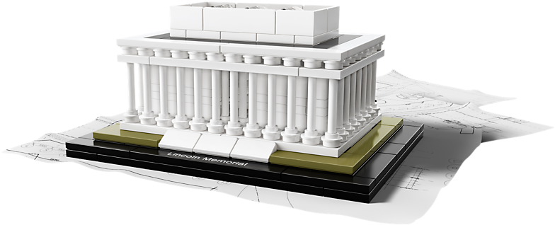 Lincoln Memorial Modelon Blueprints PNG