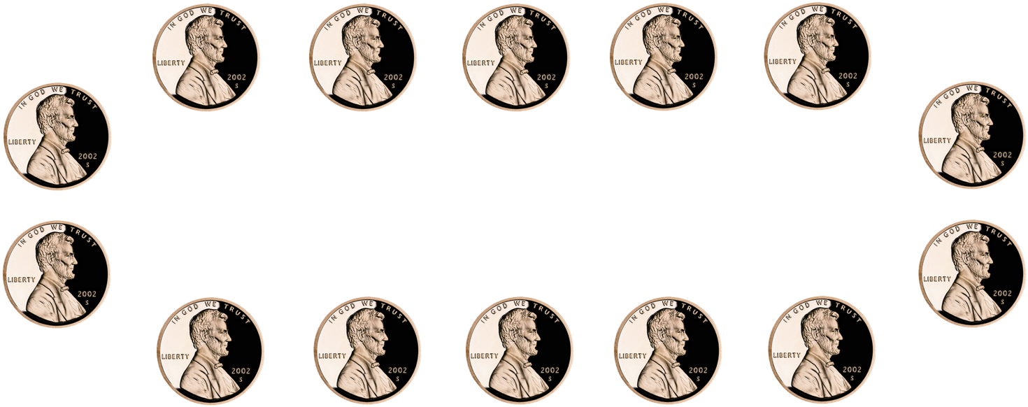 Lincoln Penny Array2002 PNG