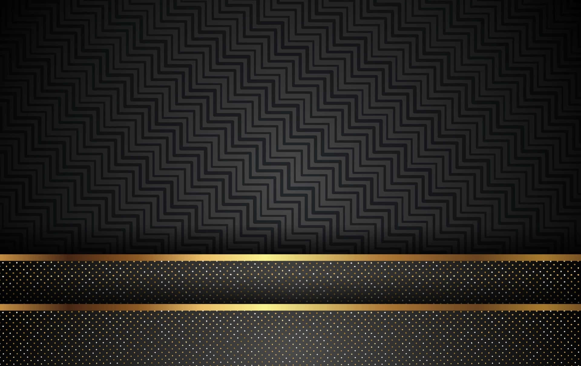 A Black And Gold Background With Chevrons