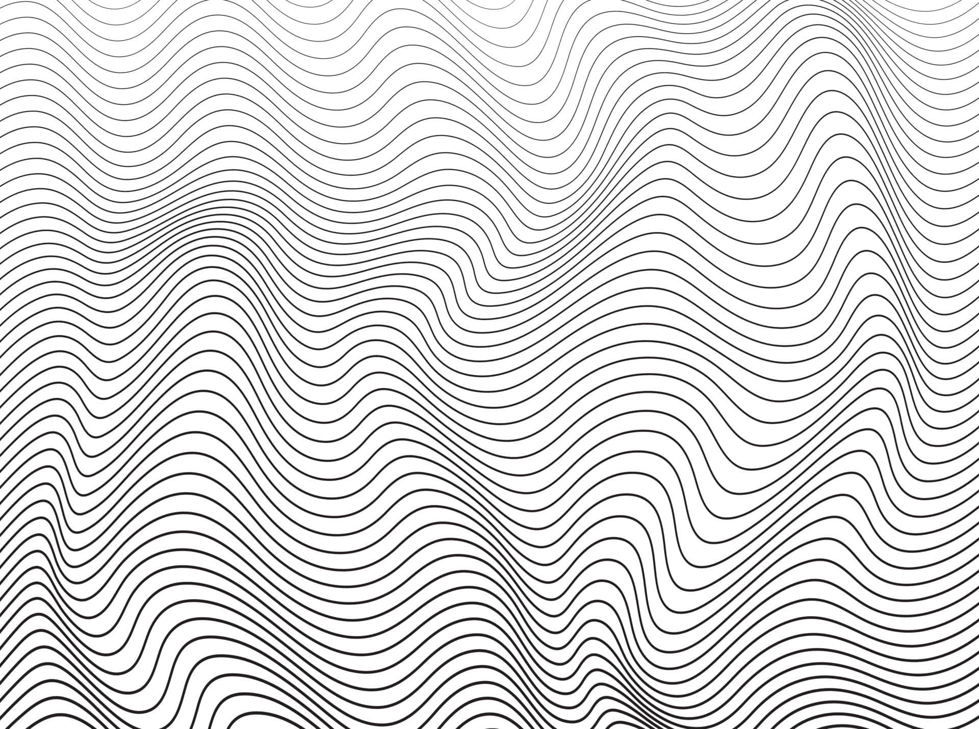 A Black And White Wave Pattern Background