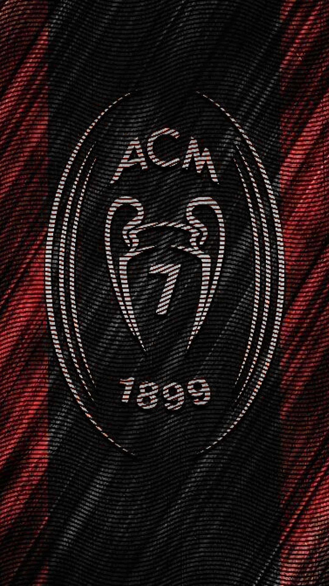 Linear Textured AC Milan Wallpaper