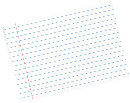 Lined Notebook Paper Texture PNG