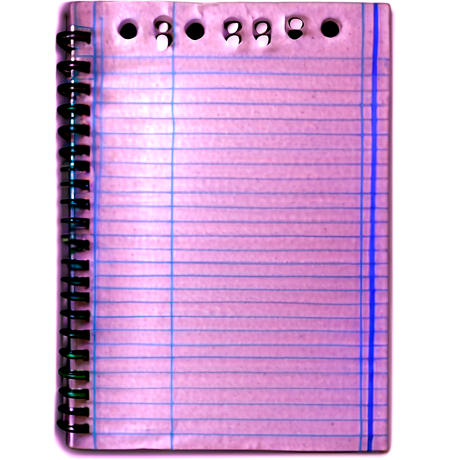 Lined Notebook Paper Texture Png 22 PNG