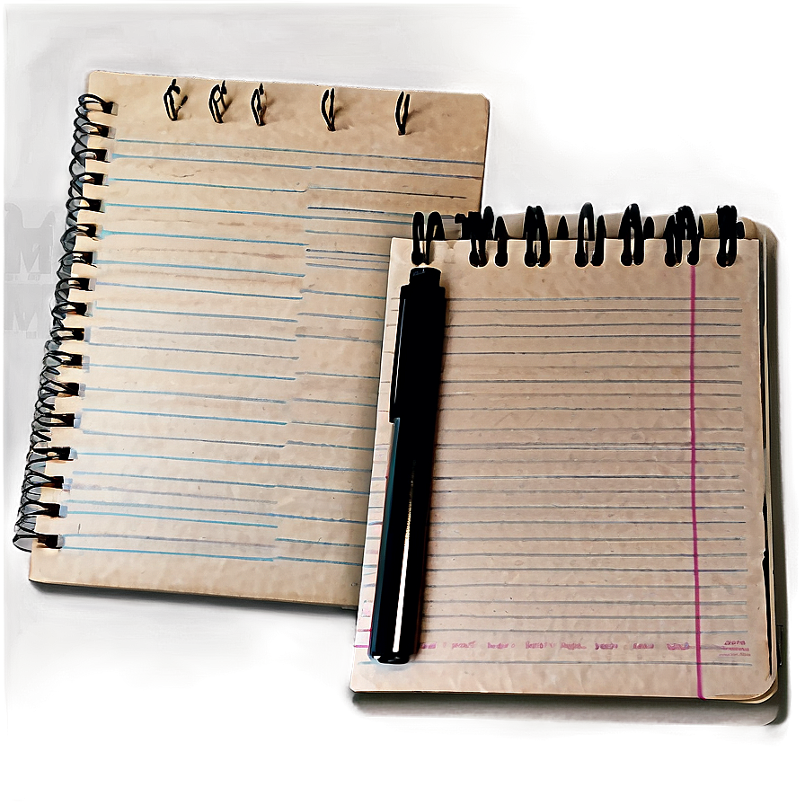 Lined Notebook Paper Texture Png Etp PNG