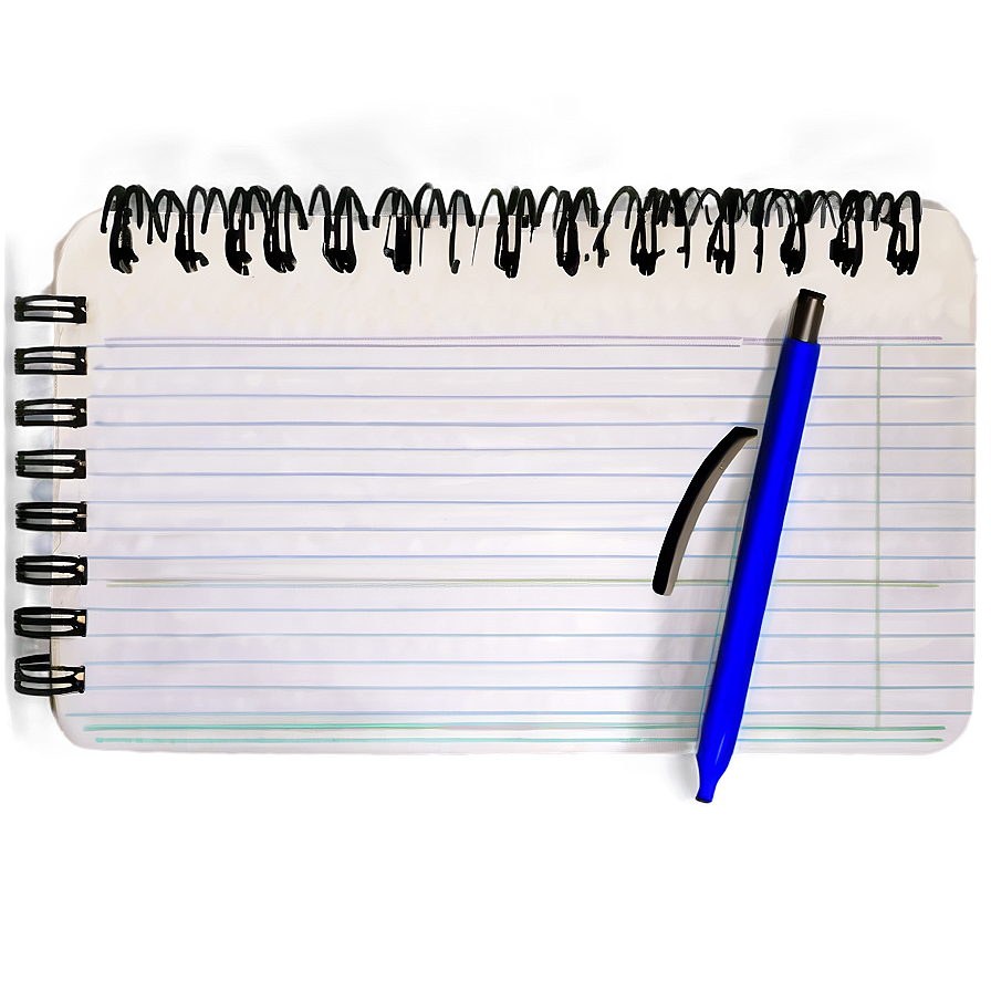 Lined Notebook Paper With Header Png Amb PNG