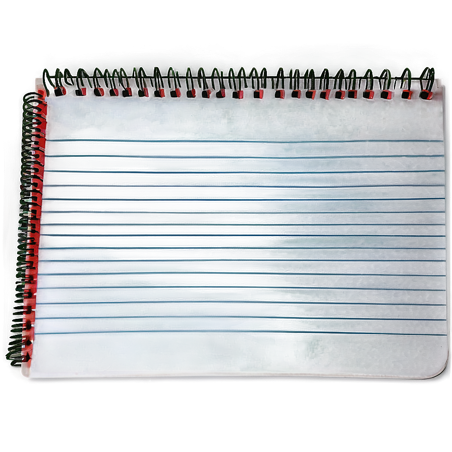 Lined Notebook Paper With Header Png Wpt PNG