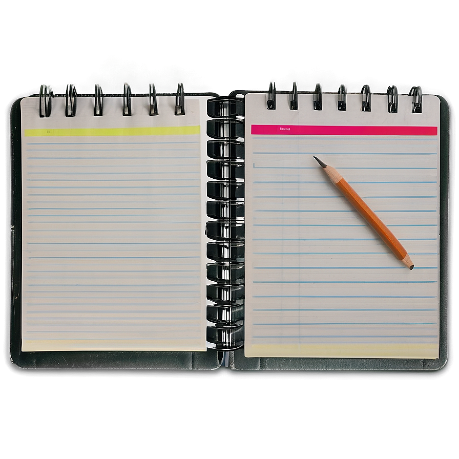 Lined Notebook Paper With Header Png Xmb24 PNG