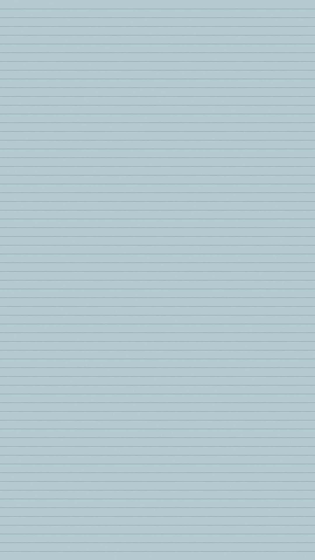 Blue Writing Lined Paper Background For Mobile Phone