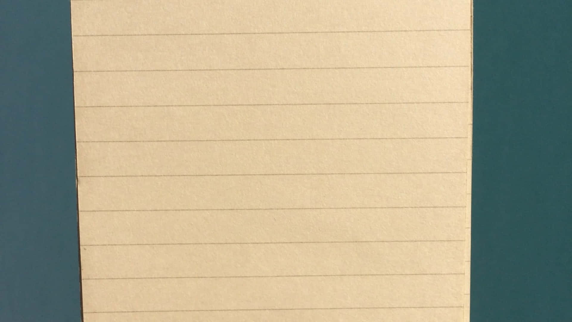 Yellow Note Lined Paper Background For Desktop Computer
