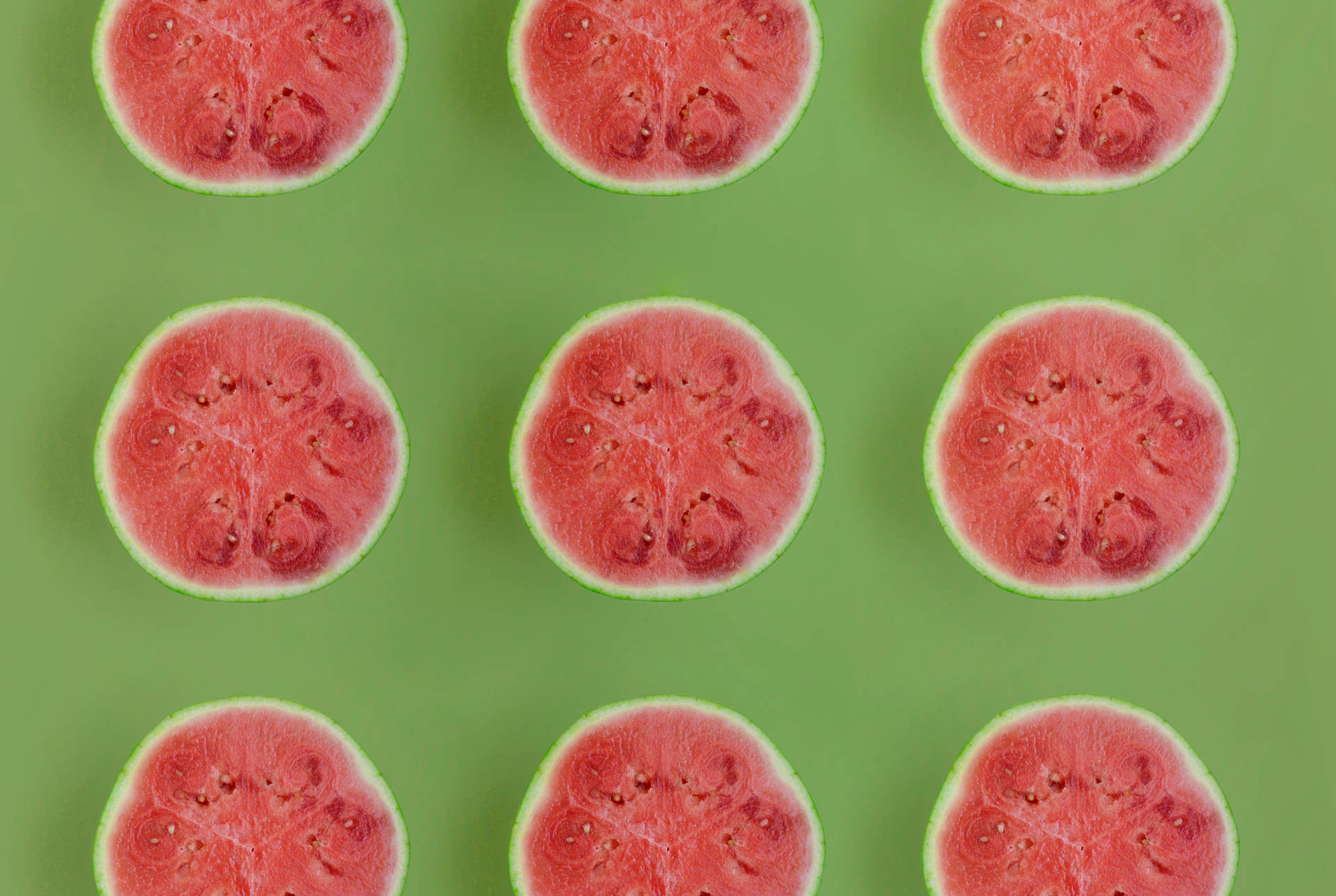 Lined Watermelon Slices Wallpaper