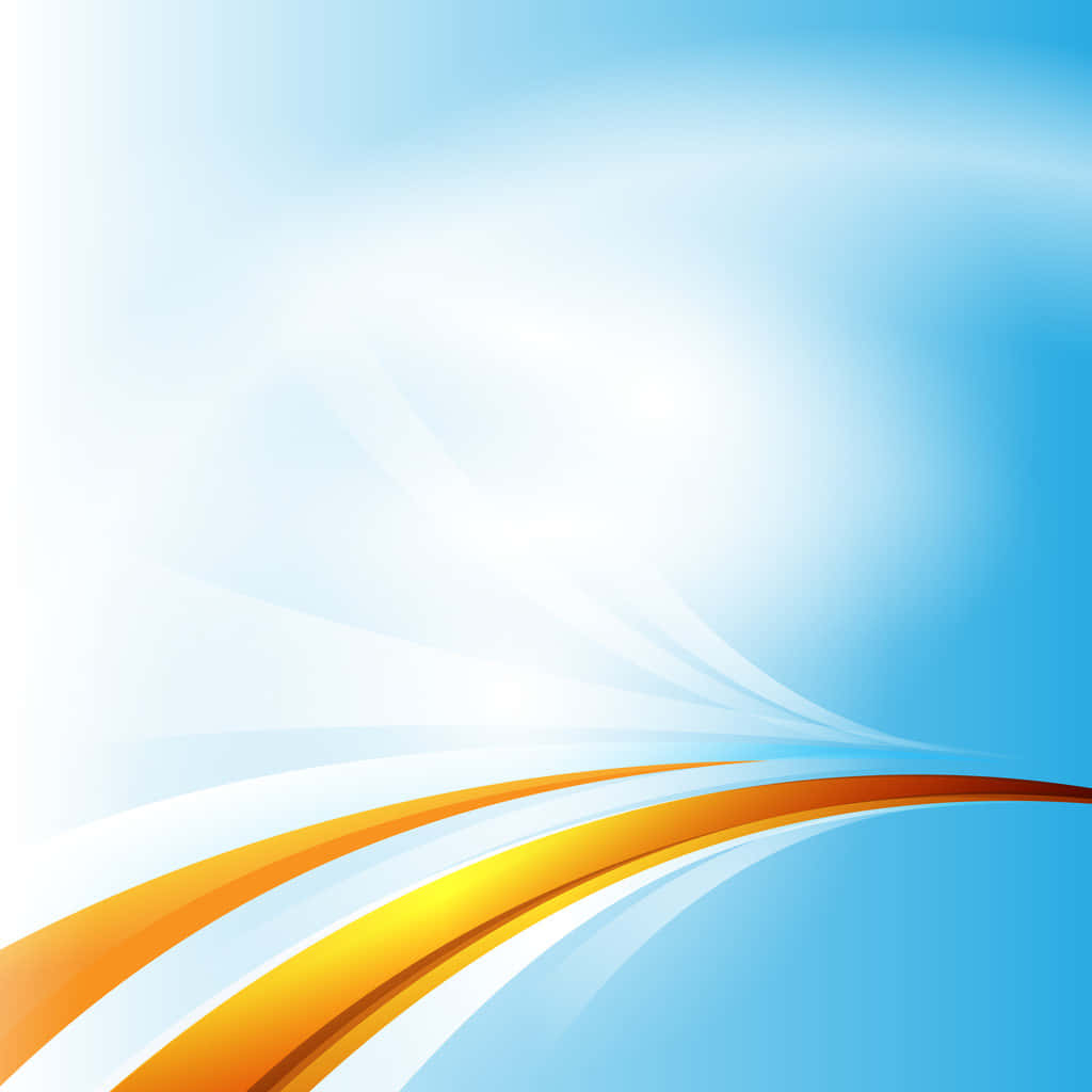 Blue And Orange Abstract Background Vector
