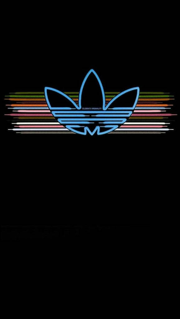 Lines Behind Logo Of Adidas Iphone