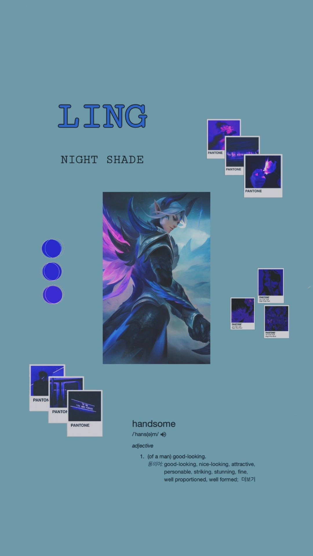 Ling Mobile Legends Night Shade Polaroid