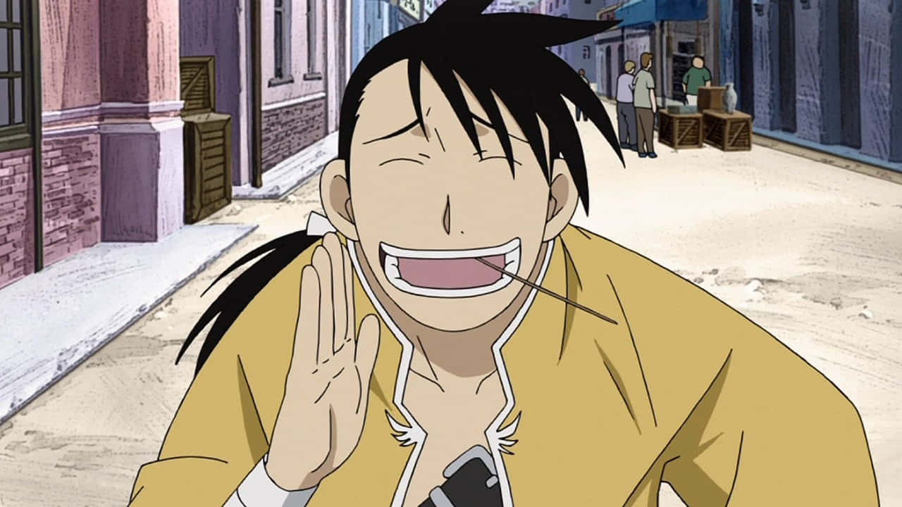 Caption: Ling Yao, the charismatic prince from Fullmetal Alchemist Wallpaper