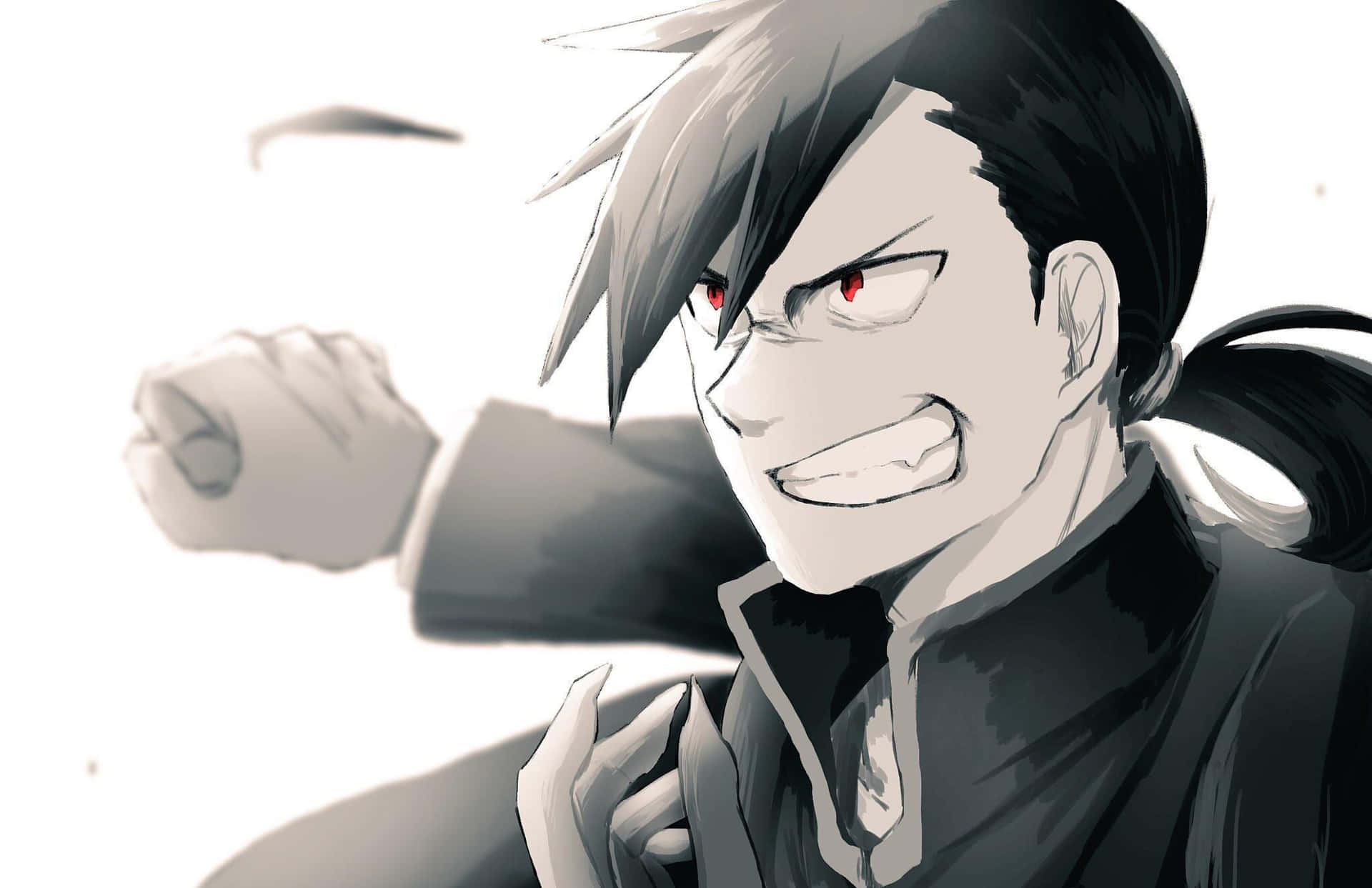 Ling Yao from Fullmetal Alchemist posing with a confident smile Wallpaper