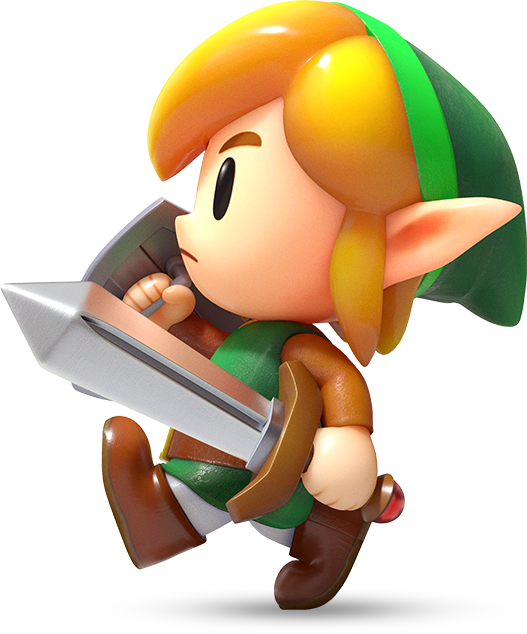 Link Action Pose Zelda Character PNG