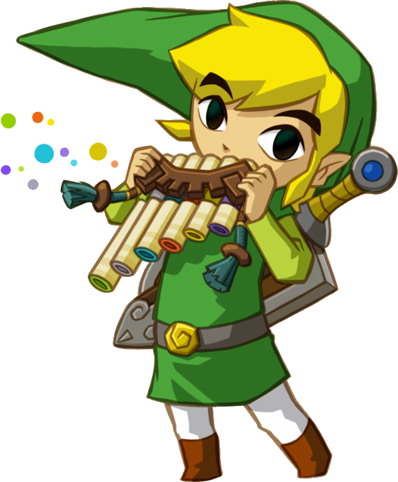 Link Playing Pan Flute PNG