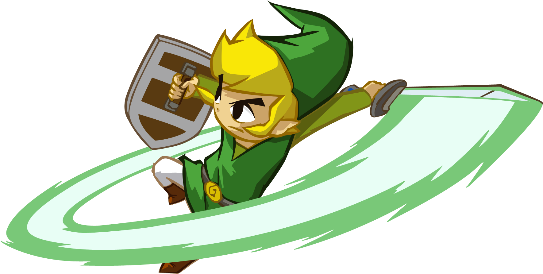 Link Sword Swing Animation PNG