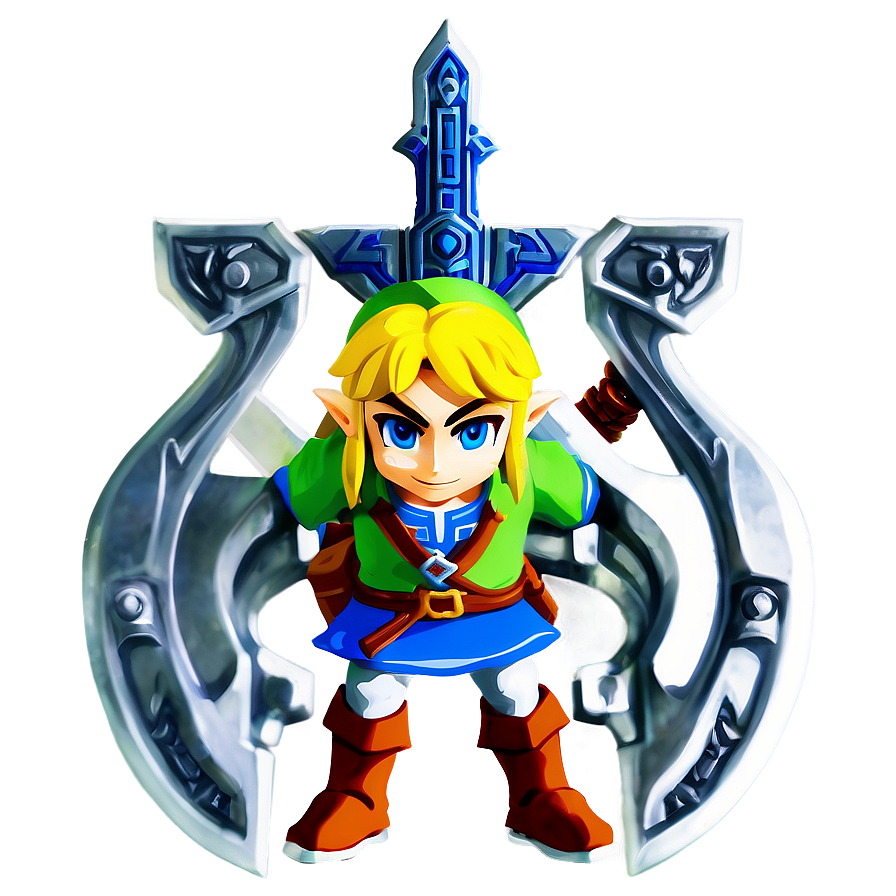 Link With Master Sword Png 05212024 PNG
