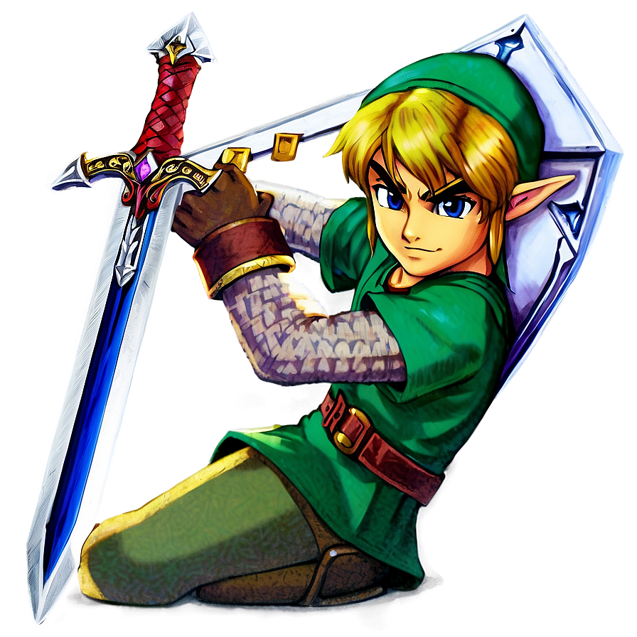Link With Master Sword Png Vxv PNG
