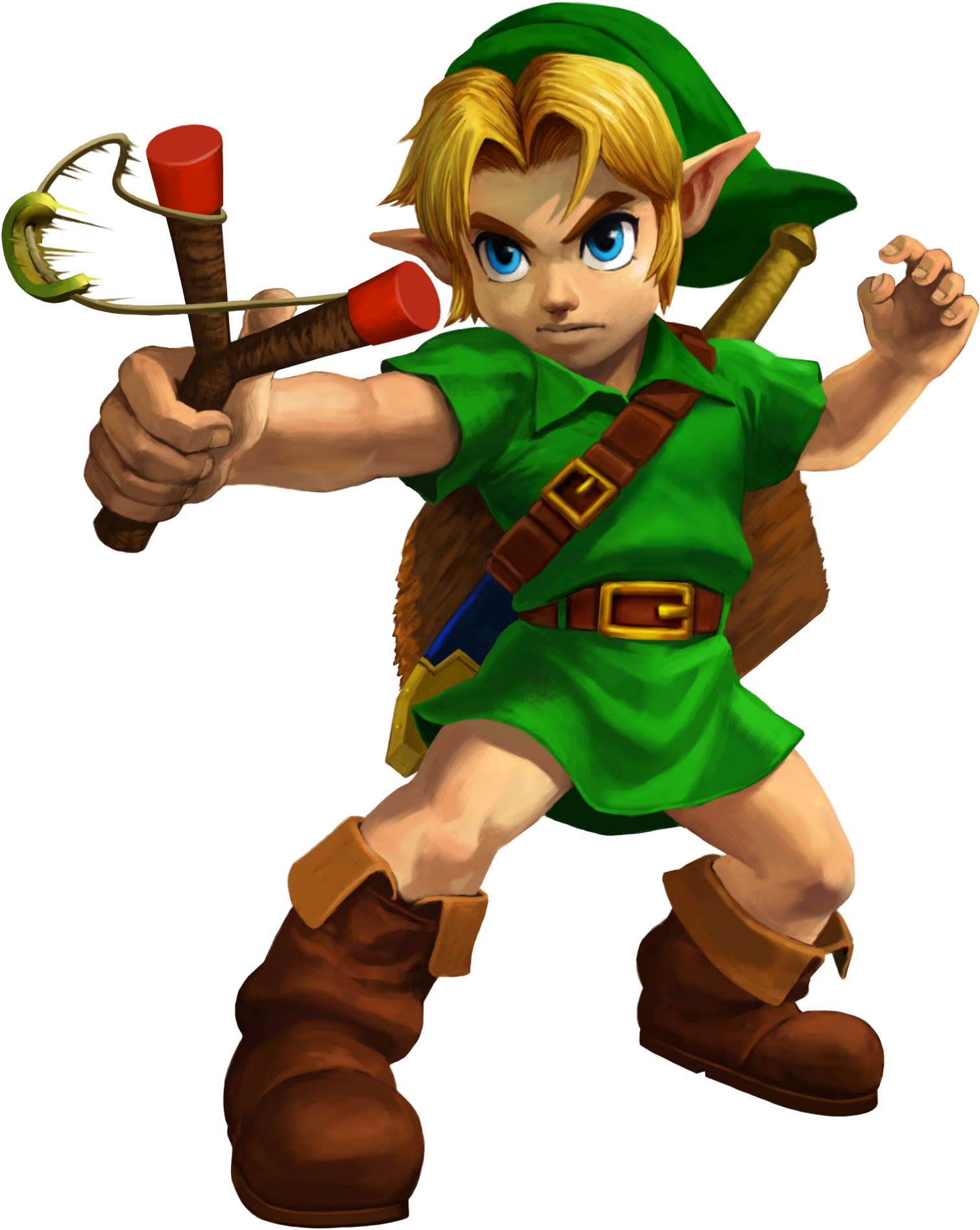 Link With Slingshot Zelda PNG
