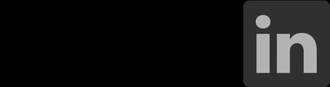 Linked In Logo Black Background PNG