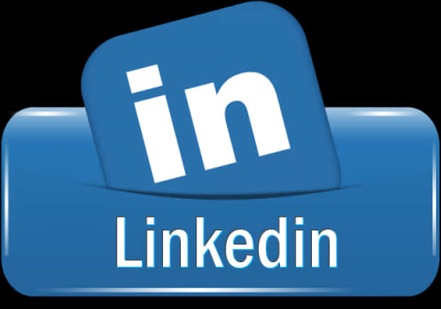 Linked In Logo3 D Rendering PNG