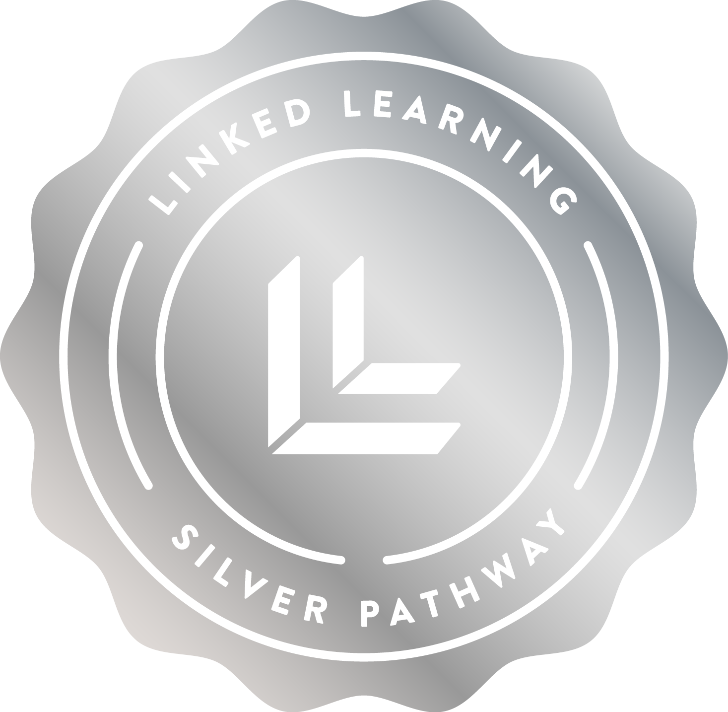Linked Learning Silver Pathway Badge PNG