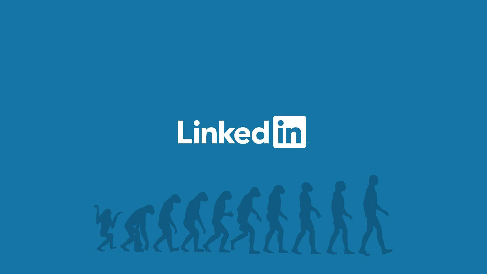 Human Evolution Silhouette Linkedin Background