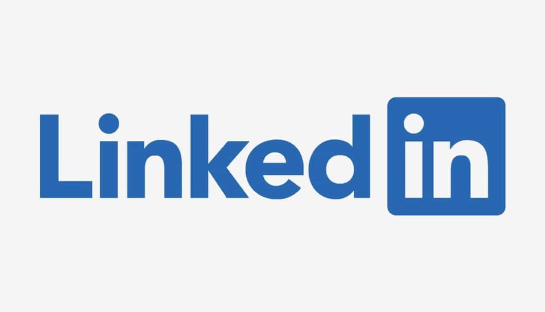 Linkedin Logo On A White Background