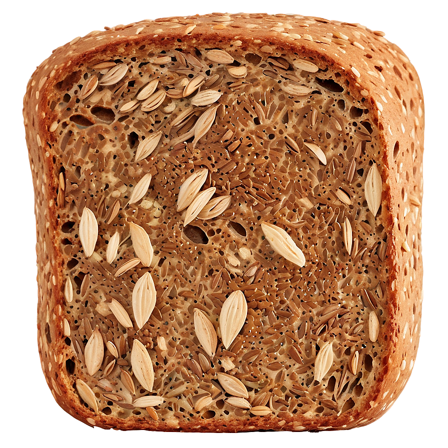 Linseed Bread Slice Png 06132024 PNG