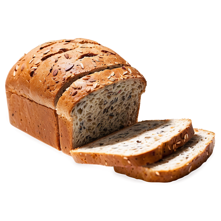 Linseed Bread Slice Png Vht47 PNG