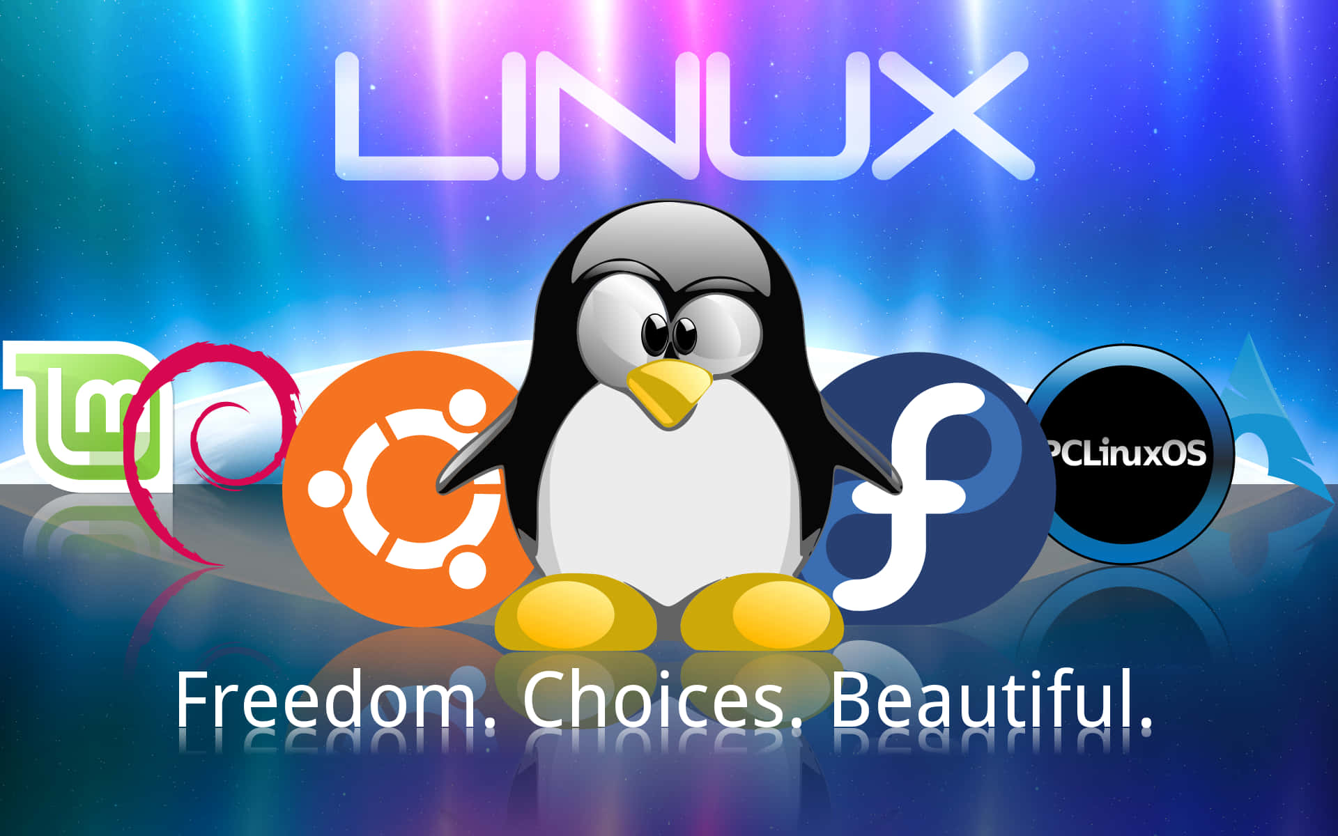 Linuxfreiheit, Auswahlmöglichkeiten, Schönheit