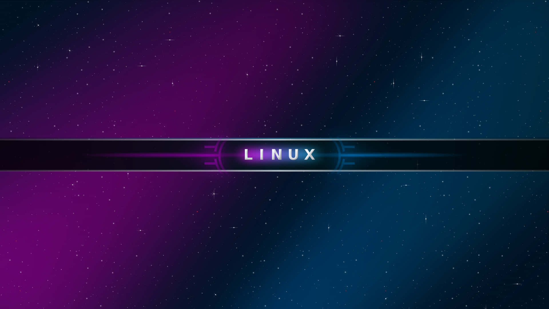 Forbedr din produktivitet med Linux med denne smukke blå tapet.