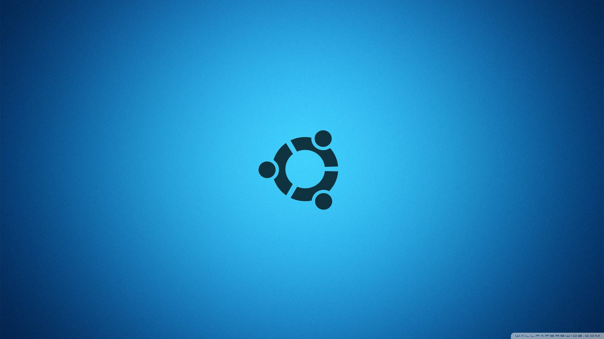 Linux Ubuntu Simple Official Logo Wallpaper