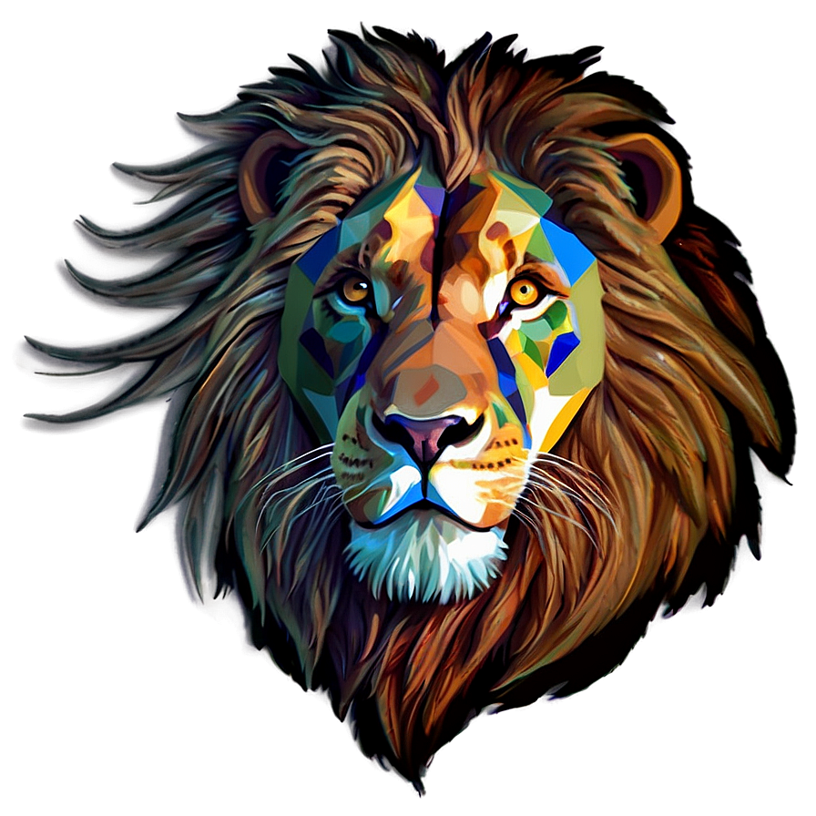 Lion Abstract Design Png 74 PNG