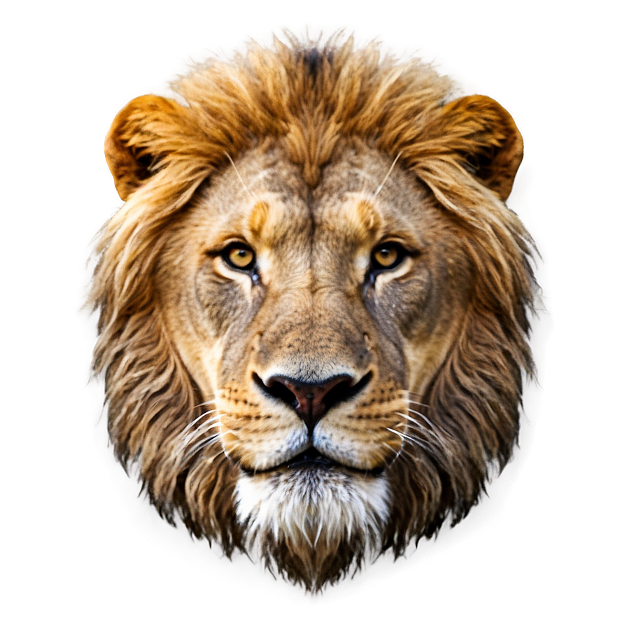 Lion Face A PNG