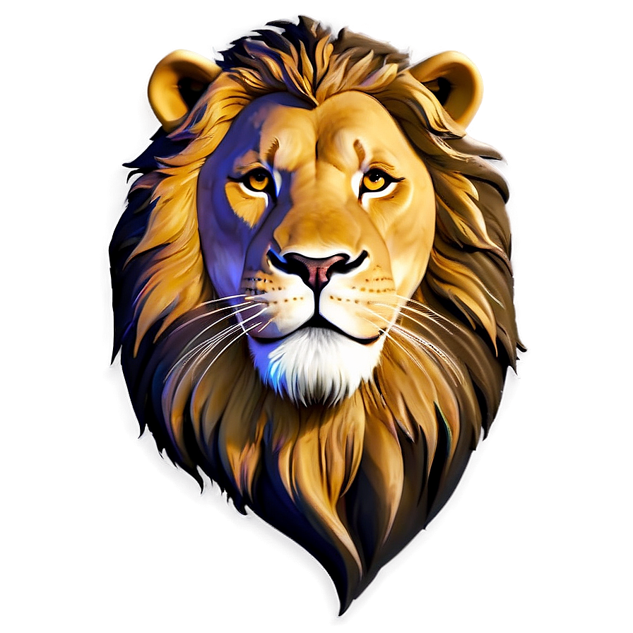 Lion Face Art Png 25 PNG