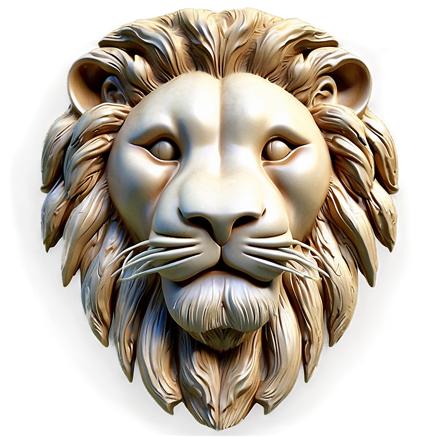 Lion Face Carving Png Etk PNG