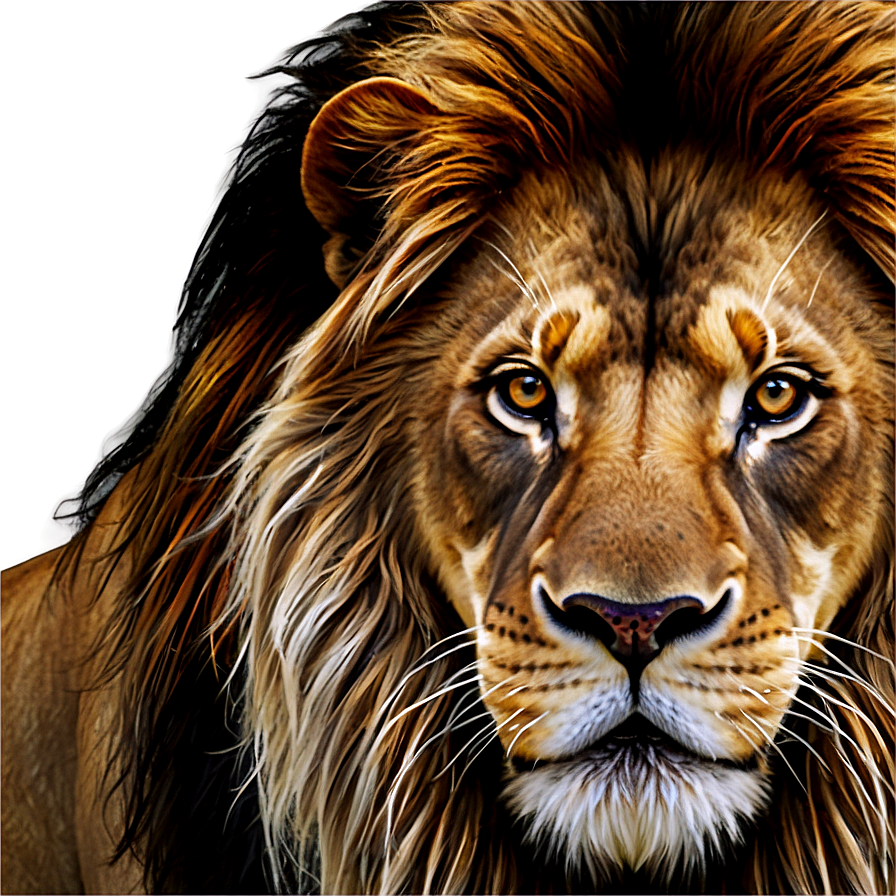 Lion Face Drawing Png Eyr PNG