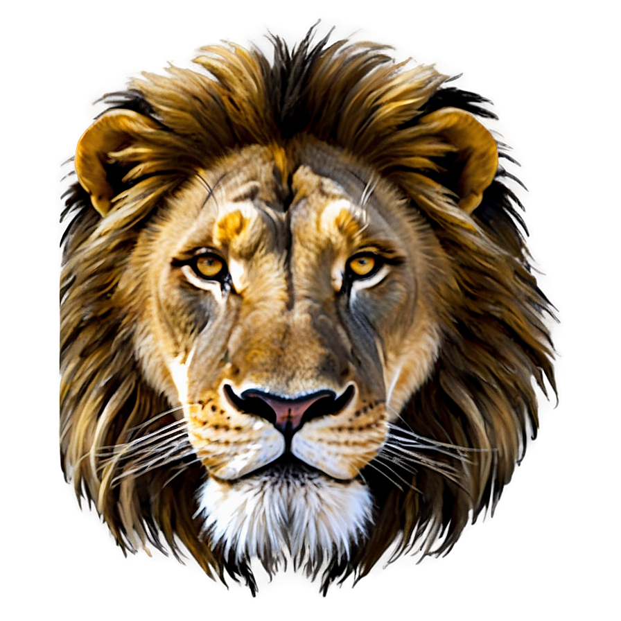 Lion Face Drawing Png Hjj PNG