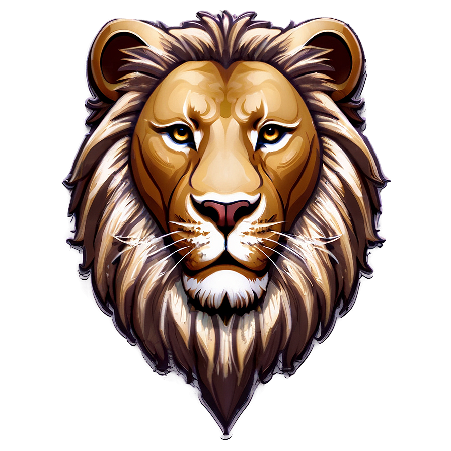 Lion Face Emblem Png Qgc22 PNG