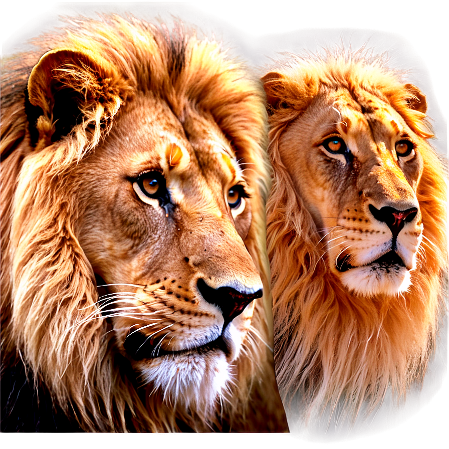 Lion Face Graphic Png Uvo PNG