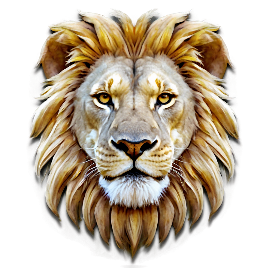 Lion Face Illustration Png 61 PNG