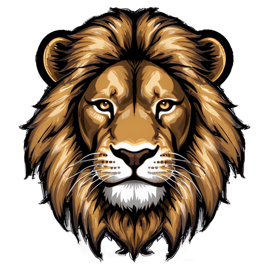 Lion Face Mascot Png Rqr22 PNG