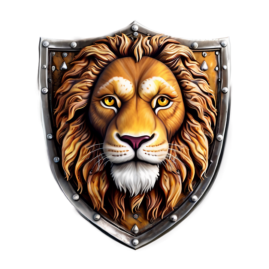 Lion Face On Shield Png 30 PNG